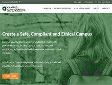 Tablet Screenshot of campusconfidential.com
